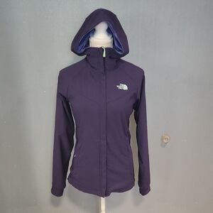 The North Face Summit Series Plush Faux Fur Lined Zip Up Lightweight Jacket
